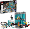 LEGO Marvel Iron Man Armory 76216 Building Set Toy; Suits, Minifigures and Super Hero Action; Gift for Kids Aged 7+ (496 Pieces)