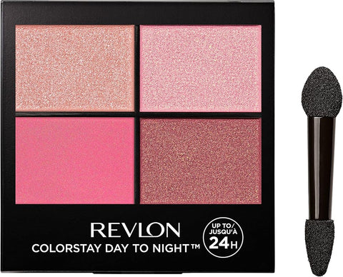 REVLON ColorStay Day to Night Eyeshadow Quad, 565 Pretty, 0.16 oz