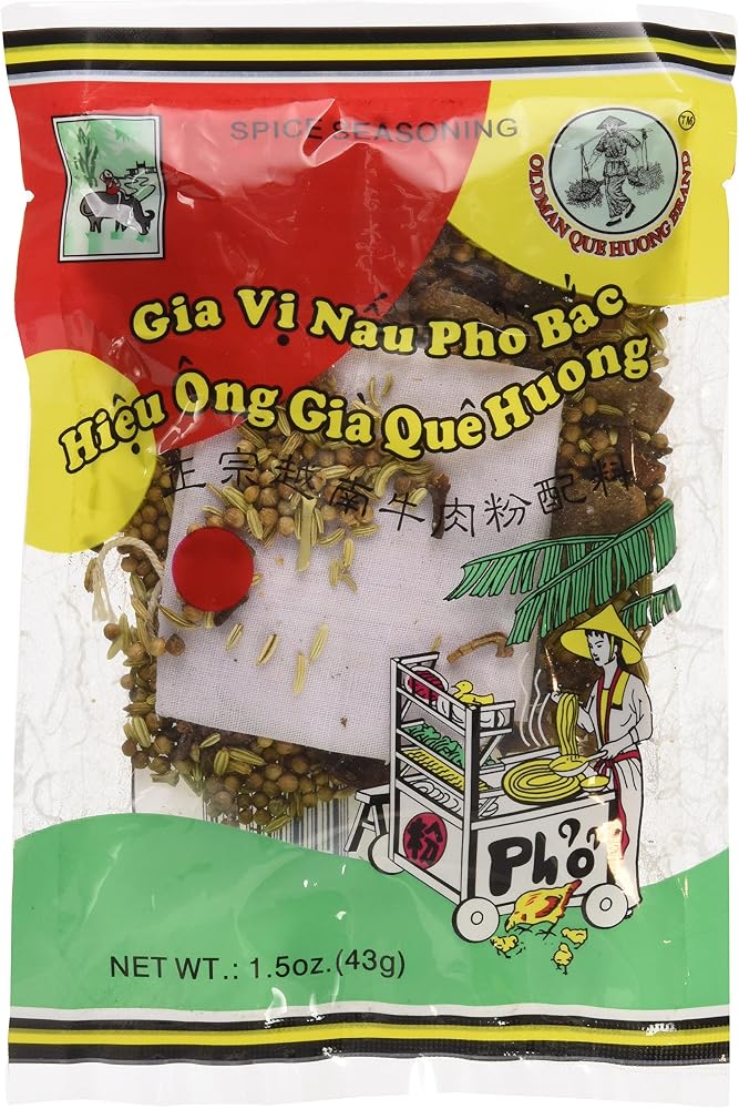 Old Man Que Huong Pho Bac Spice Seasoning (3 Packs)- Gia Vi Pho Bac