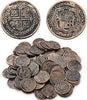 Dingion 100 Pcs Plastic Gold Coins Pirate Play Toy Tokens Treasure, Bronze