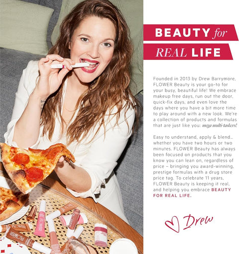 FLOWER BEAUTY By Drew Barrymore Perfect Pout Lip Color - Soft Matte Finish - Liquid Lipstick - Comfortable + Lightweight Feel (Salsa)
