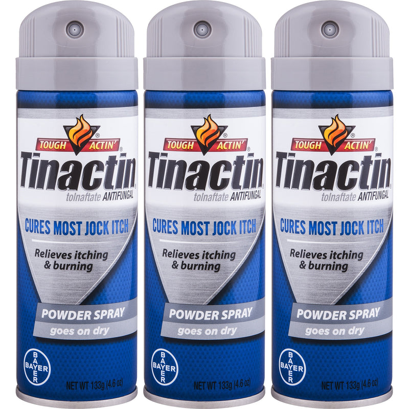 Tinactin Jock Itch Spray Powder,4.6 oz. (Pack of 3)
