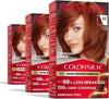Revlon ColorSilk with Bond Repair Hair Color, 42 Medium Auburn, 3pk