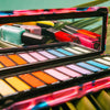 BYS Eyeshadow Palette Tin with Mirror and Applicator 12 Shades (1, Euphoria) - Image 3