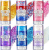 AROIC 14 Pcs Body Glitter - 7 Colors Mermaid Fairy Sparkle Makeup, Face & Hair Glitter Gel - Image 1