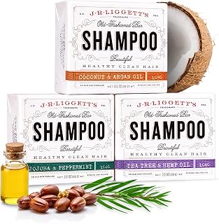 J.R.Liggett'S All Natural Shampoo Bar Variety Set 3-Pack, 3.5 oz Each - Personal Care