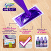 Swiffer WetJet Hardwood and Floor Spray Mop Cleaner Starter Kit, Includes: 1 Power Mop, 10 - Image 2