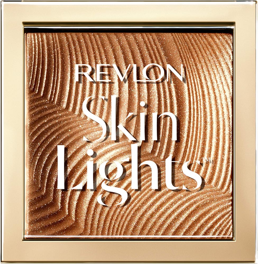 Revlon Skinlights Prismatic Powder Bronzer, Translucent-to-Buildable Coverage, 110 Sunlit Glow, 0.31 oz (Pack of 1)