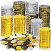 Hanaive 100 Pcs Plastic Pirate Coins for Treasure Chest Party Favors