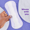 Always Panty Liners for Women Anti-Bunch Xtra Protection Daily Liners, Long, Unscented, 10 - Image 4