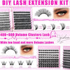 YIDUO 3 style Fairy lashes Clusters Kit with Bottom Clusters Lash Extensions 604Pcs 5-16mm - Image 5