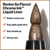 Revlon So Fierce! Chrome Ink Liquid Eyeliner, Longlasting Bold Metallic Pen Liner with Dip - Image 2