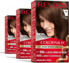 Revlon ColorSilk with Bond Repair Hair Color, 47 Medium Rich Brown, 3pk - Personal Care - Image 1
