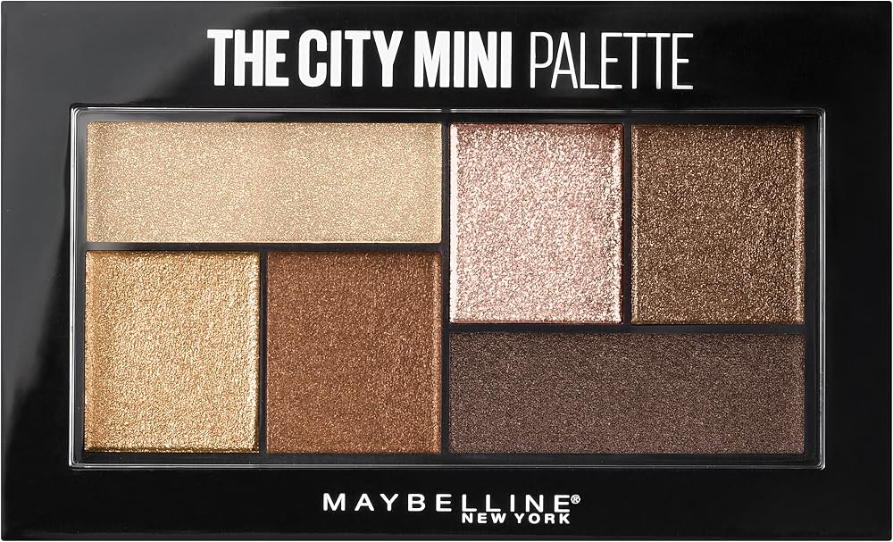 Maybelline New York The City Mini Palette, Rooftop Bronzes, 0.14 Ounce