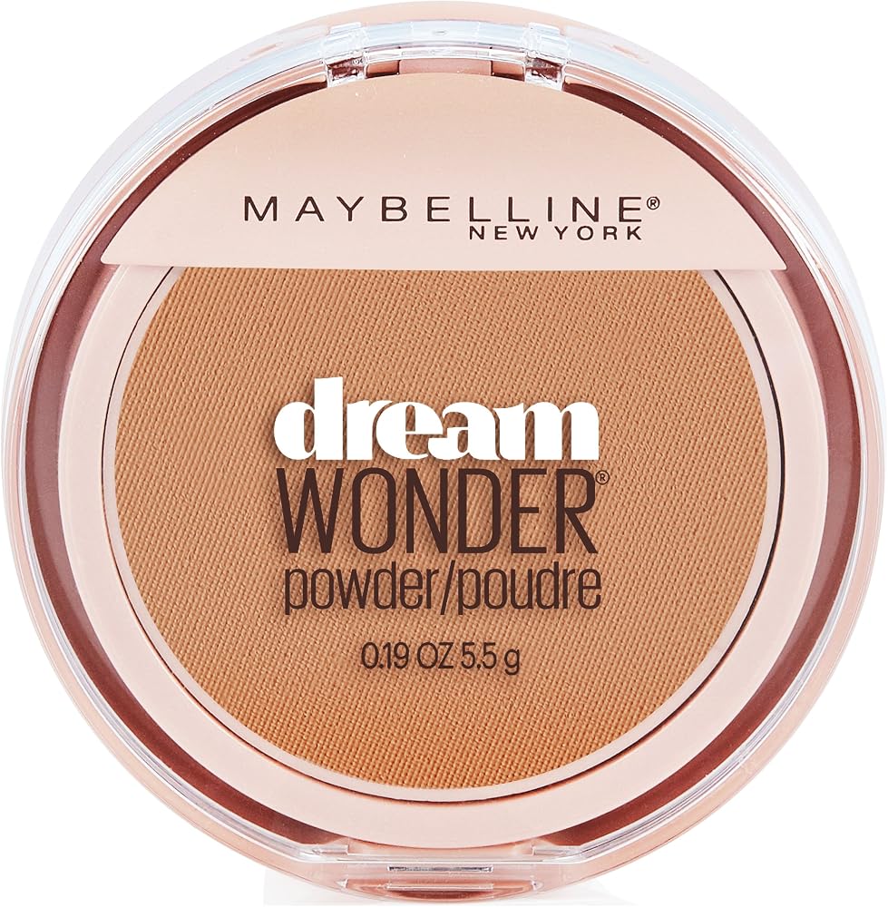 Maybelline New York Dream Wonder Powder Makeup, Honey Beige, 0.19 oz.
