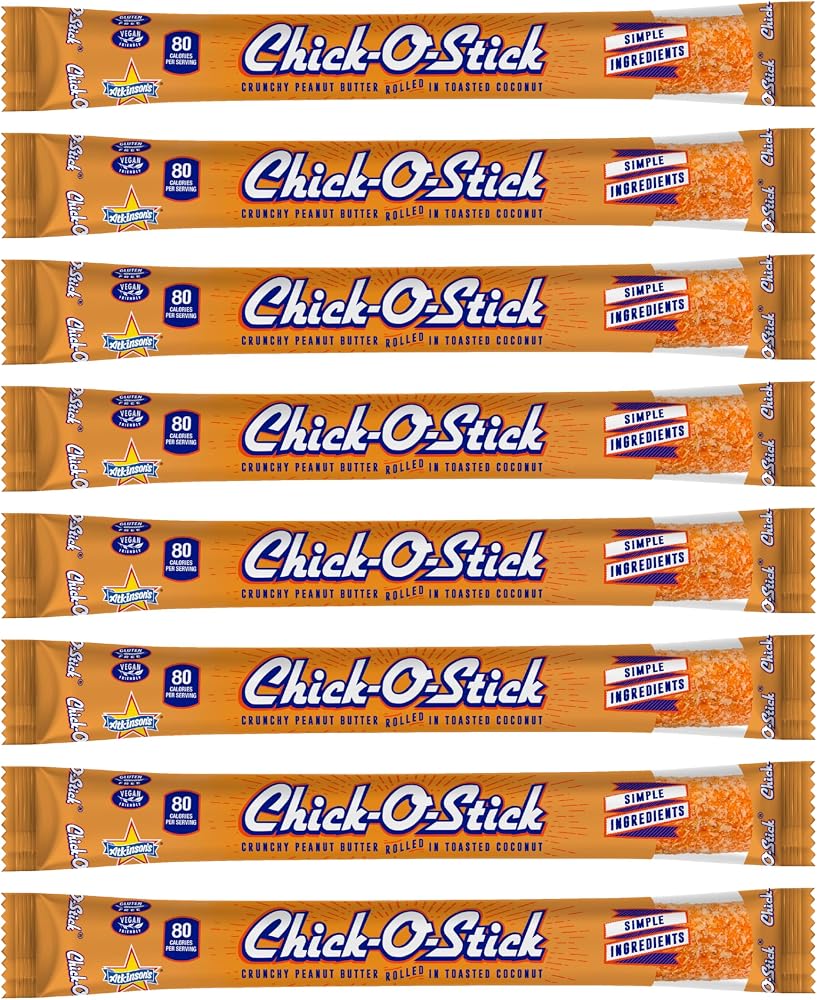Chick O Stick Candy Bars | | Crunchy Peanut Butter Rolled In Toast Coconut | Peanut Butter Candy | .7 oz Bars | Bars by Payless Shop - Personal Care