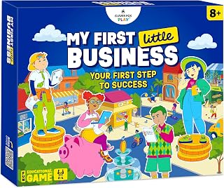 My First Little Business Financial Literacy Game, Kids Money Board Game