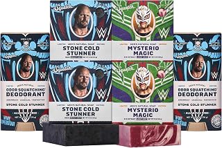 Dr. Squatch Natural Men’s Bar Soap and Deodorant, WWE - Personal Care