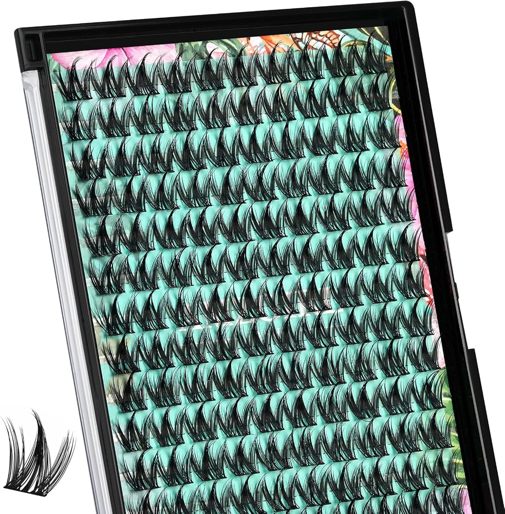 AMZGIRL Lash Clusters C Curl Manga Anime Lashes 10mm, Puppy