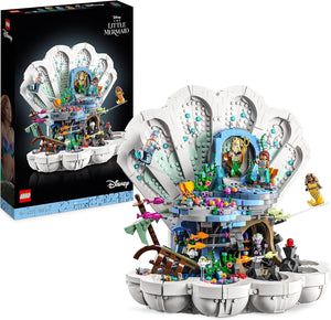 LEGO 43225 Disney The Little Mermaid Royal Seashell Buildable Model Model with Figures for Women Men Adult Gift