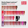 Revlon Super Lustrous Lipstick, Creamy Formula For Soft, Fuller-Looking Lips, Moisturized  - Image 3