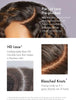LUVME HAIR Elegant Salt & Pepper Loose Body Wave Glueless Minimalist Lace Short Wig Pre-Cu - Image 3