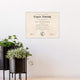 MCS Format Document Frame, Diploma and Certificate Frame, White, 8.5 x 11, 6-Pack