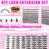YIDUO 3 style Fairy lashes Clusters Kit with Bottom Clusters Lash Extensions 604Pcs 5-16mm - Image 4