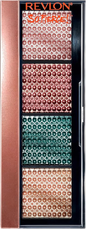 Revlon So Fierce! Prismatic Shadow Palette, 963 Slight Flex, Ultra-creamy, Pigmented Eyeshadow - 0.21 oz | Matte & Pearl Finishes - Eye Makeup - Beauty