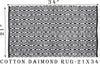 Ramanta Home Cotton Handwoven Reversible Rug 21x34 Inch, Light Grey - Image 2