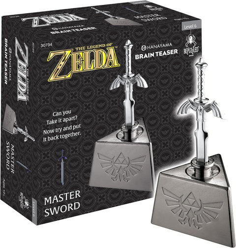 Legend of Zelda Master Sword Hanayama Metal Brain Teaser, Level 6 Ages 12+