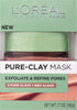 L'Oreal Paris Skincare Pure Clay Face Mask with Red Algae for Clogged Pores to Exfoliate A - Image 2