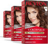 Revlon ColorSilk Bond Repair Hair Color, 46 Med Golden Chestnut Brown, 3pk - Image 1