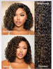LUVME HAIR Elegant Salt & Pepper Loose Body Wave Glueless Minimalist Lace Short Wig Pre-Cu - Image 4