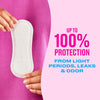 Carefree Panty Liners for Women, Regular, Wrapped, Unscented, 54 ct - Image 3