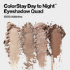 Revlon ColorStay Day to Night Eyeshadow Quad, 500 Addictive, 0.16 oz - Image 2