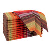 Ramanta Home Salsa Stripe Red Oversized Cloth Napkins 20x20 Inches - Personal Care