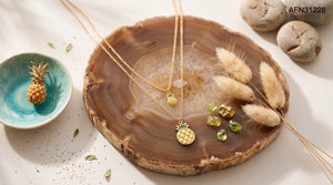 The Pineapple Duo Necklace.
