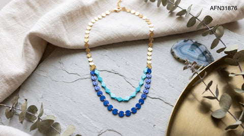 The Santorini Layered Necklace.