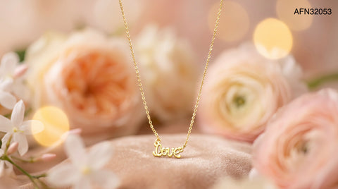 The Love Script Necklace.