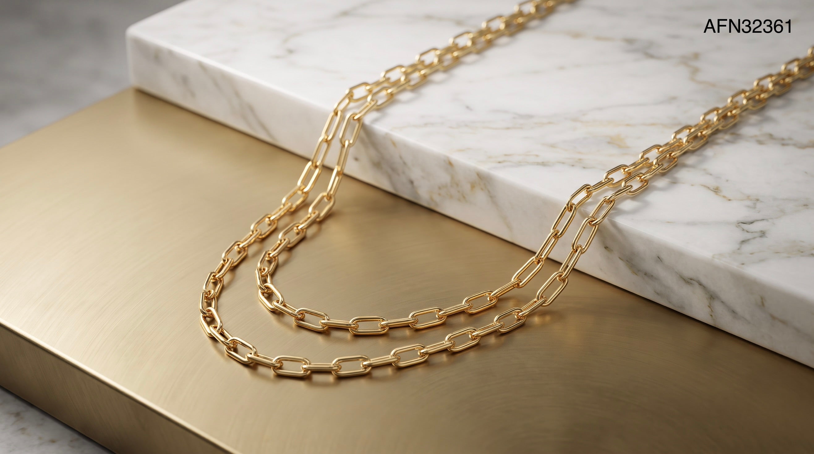 Essential Paperclip Chain Necklace.