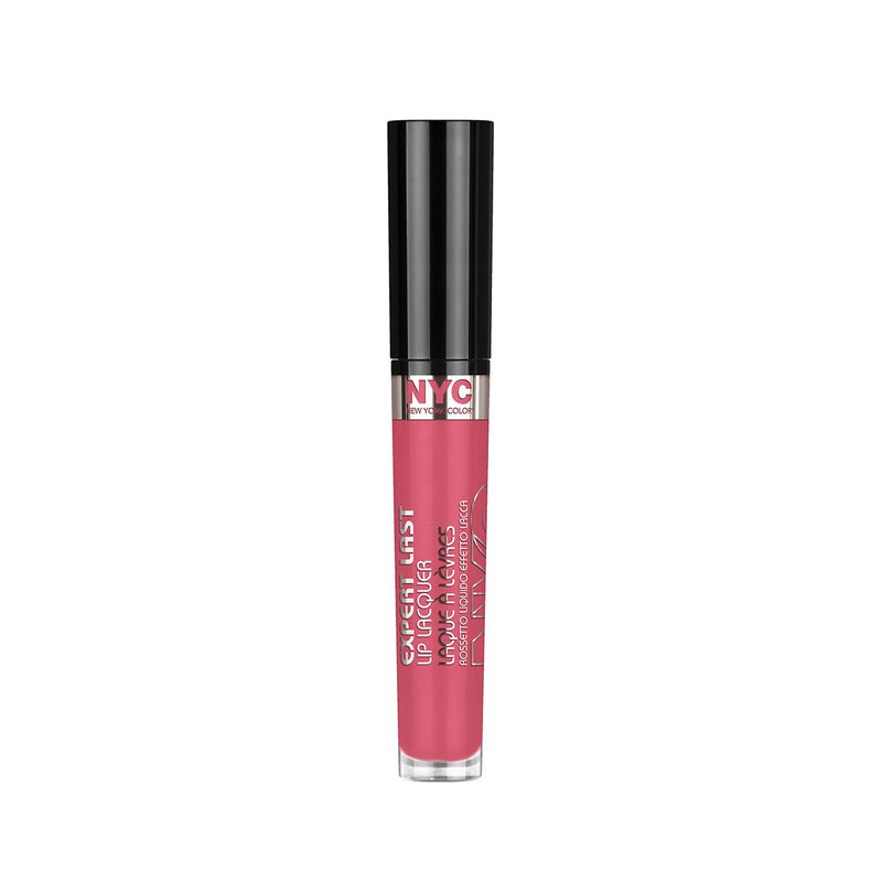 N.Y.C. New York Color Expert Last Lip Lacquer, Central Park Passion, 0.15 Fluid Ounce