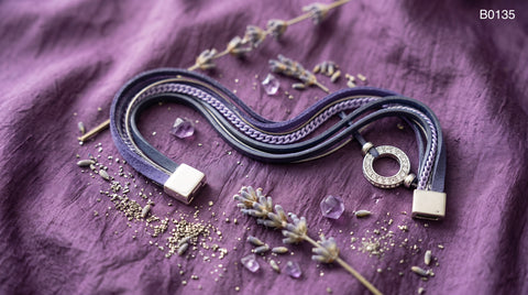 The Amethyst Circle Bracelet.