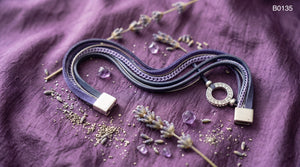 The Amethyst Circle Bracelet.