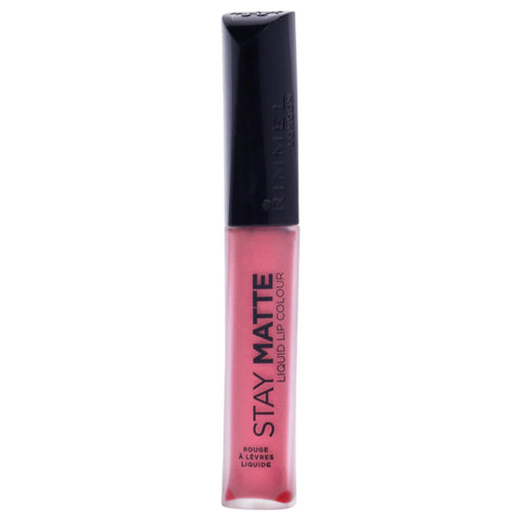 Rimmel London Stay Matte Liquid Lip Color with Full Coverage Kiss-Proof Waterproof Matte Lipstick Formula that Lasts 12 Hours - 210 Rose & Shine, .21oz