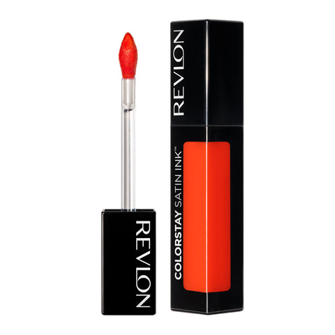 Revlon ColorStay Satin Ink Lipstick, 014 Smokin' Hot, 0.17 fl oz