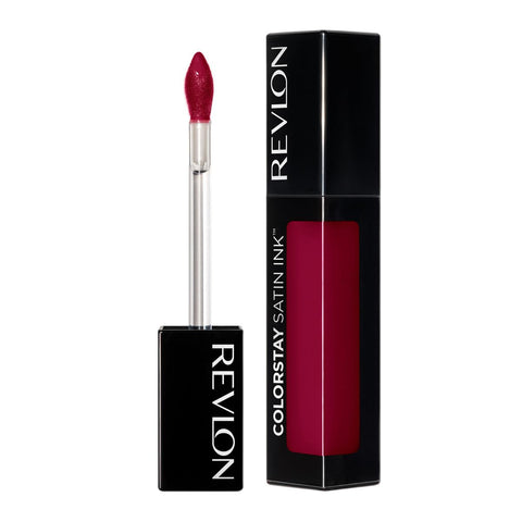 Revlon ColorStay Satin Ink Liquid Lipstick, 034 Regal Ruby, 0.17 fl oz