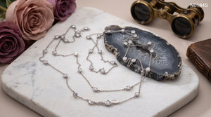 Celestial Long Station Necklace