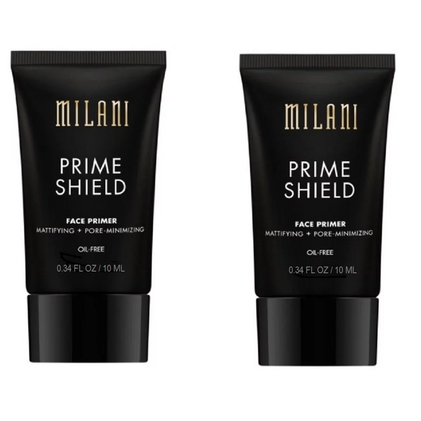 2X MILANI PRIME SHIELD FACE PRIMER MATTIFYING + PORE MINIMIZING .34 OZ (travel size)