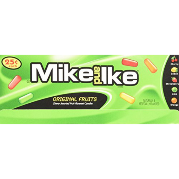 Mike and Ike Original Fruits (1 Box of 24 - .78oz Individual Packs)